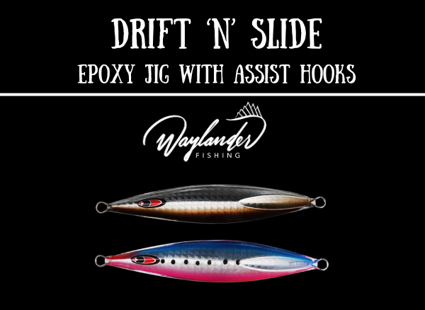 Waylander Drift 'N' Slide - Plantillas de epoxi con anzuelos auxiliares BKK