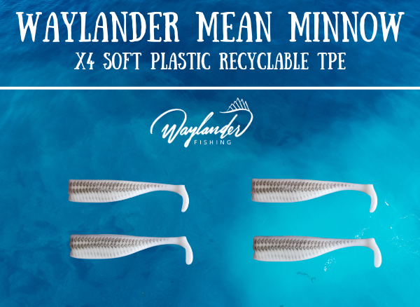 Waylander - Mean Minnow Softplastic x4 Körper