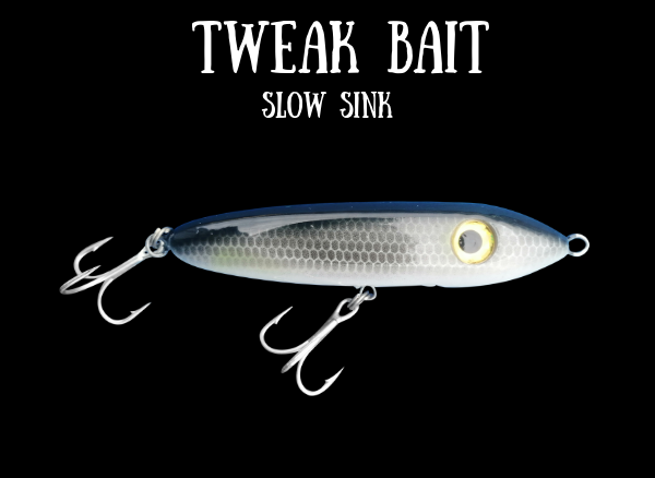 Tweak Bait - Affondamento lento (sotto la superficie)
