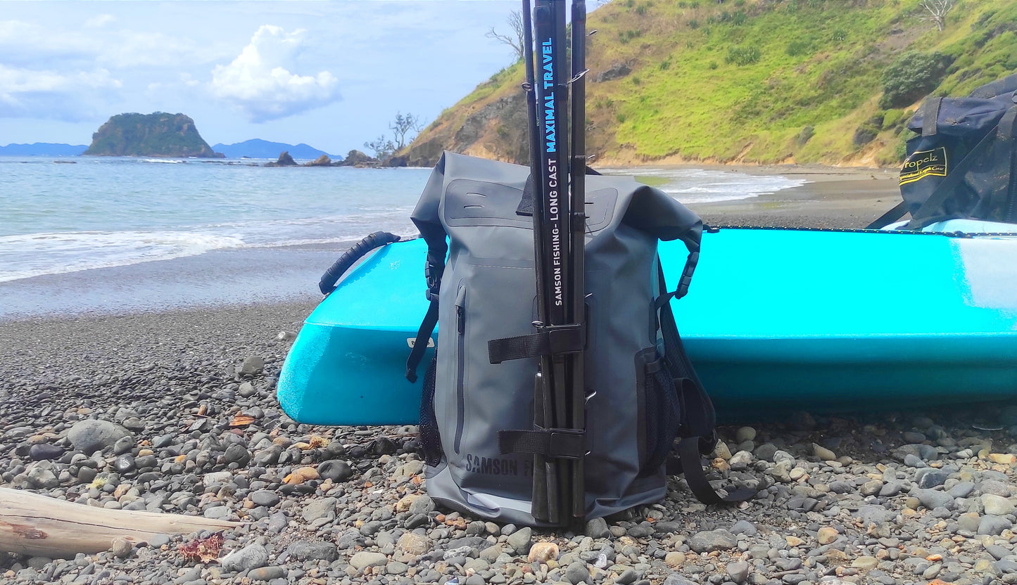 Caña de spinning Samson Long Cast 'Maximal Travel' de 3,6 m (60-200 g)