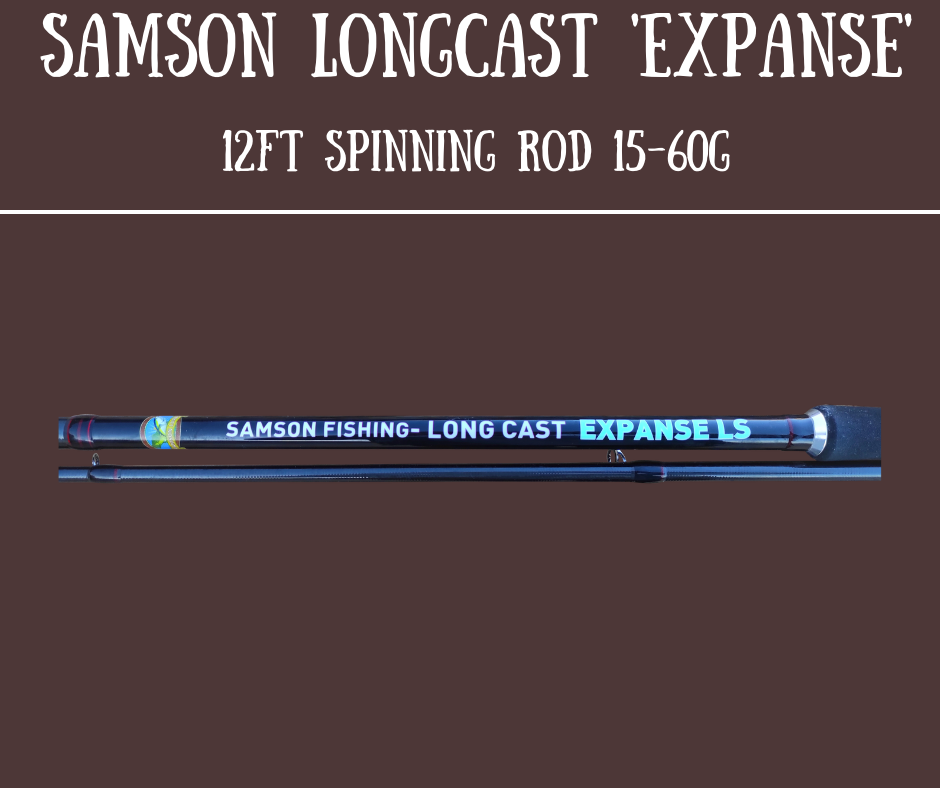 Canna da spinning Samson Long Cast 12 piedi - EXPANSE LS 15-60g