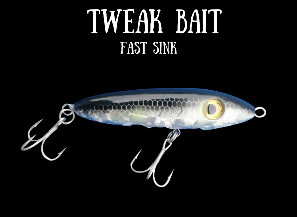 Tweak Bait - Affondamento rapido (sotto la superficie)