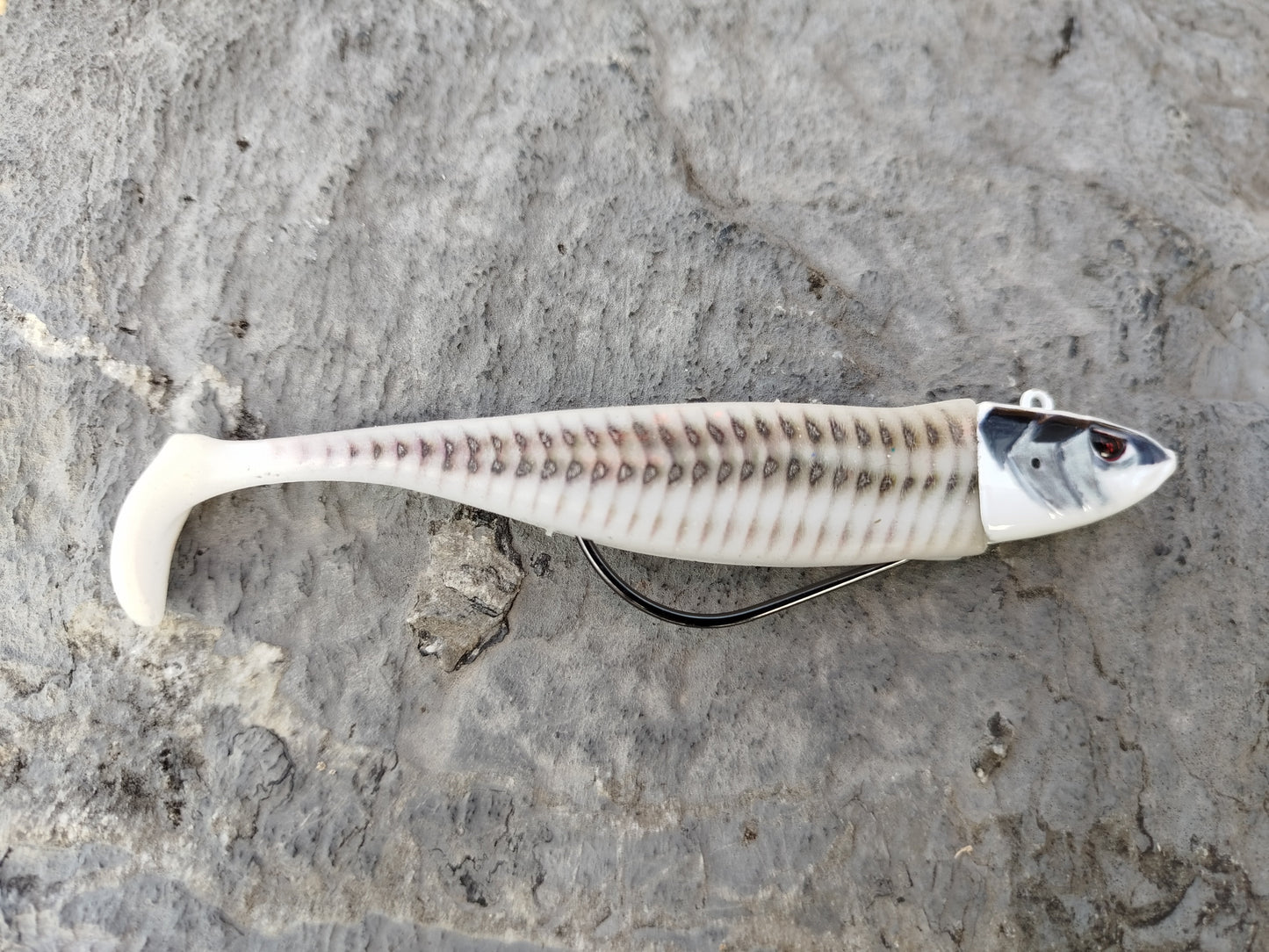 Waylander - Mean Minnow x3 de plástico blando con cabeza plomada (sin plomo)