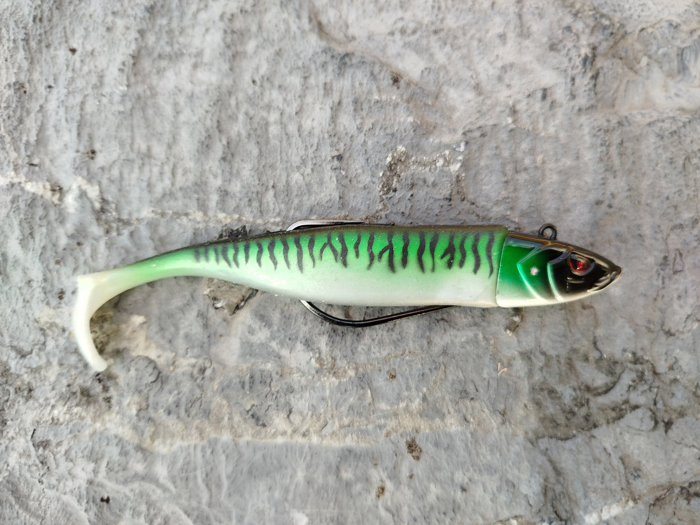 Waylander - Mean Minnow x3 de plástico blando con cabeza plomada (sin plomo)