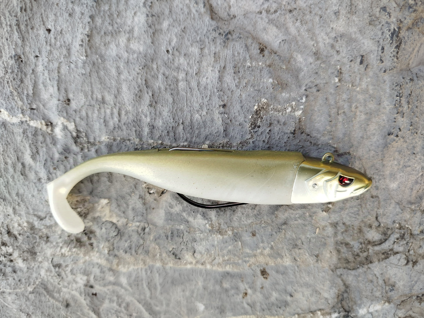 Waylander - Mean Minnow x3 de plástico blando con cabeza plomada (sin plomo)