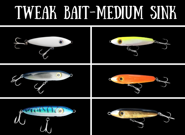 Tweak Bait - Affondamento medio (sotto la superficie)