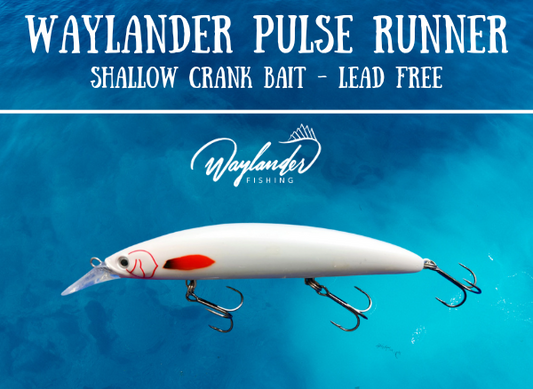 Waylander Pulse Runner - Crankbait de surface sans plomb pour eaux peu profondes