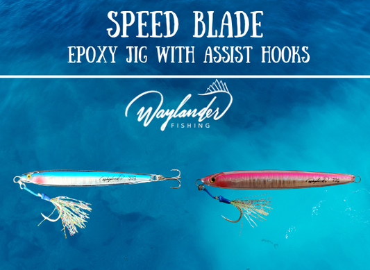 Waylander Speed ​​Blade - Plantilla de epoxi con anzuelos auxiliares BKK
