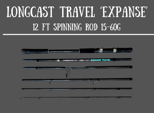 Canne à lancer longue portée Samson « EXPANSE TRAVEL » 12 pieds (15-60 g) 